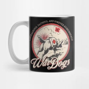 War Dogs - WW2 First Aid Animals Tribute Mug